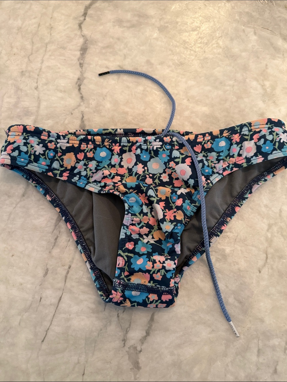 Jolyn Clothing Floral Bikini Bottoms in Navy, Blue, Pink, Peach